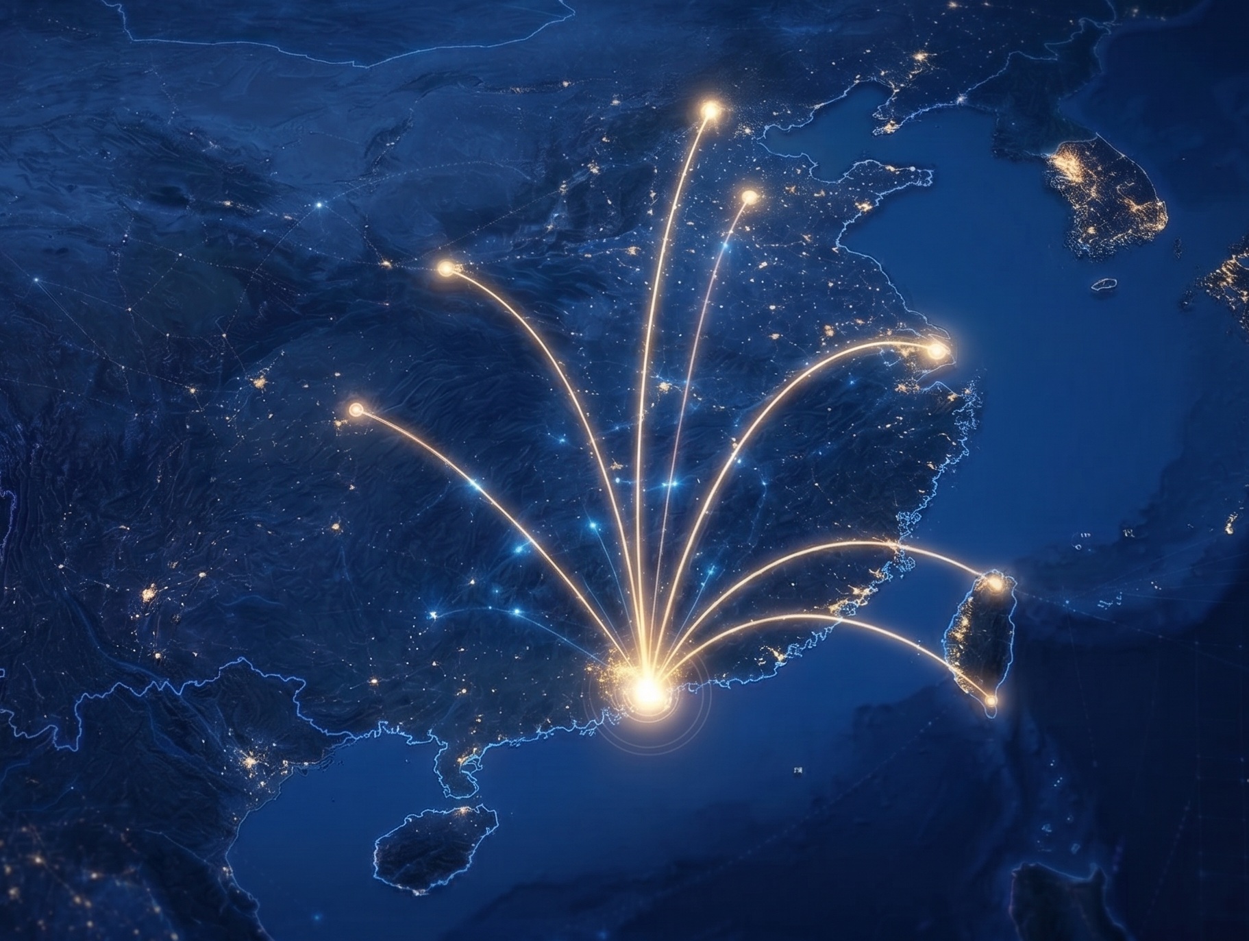 Greater China Service Coverage Map